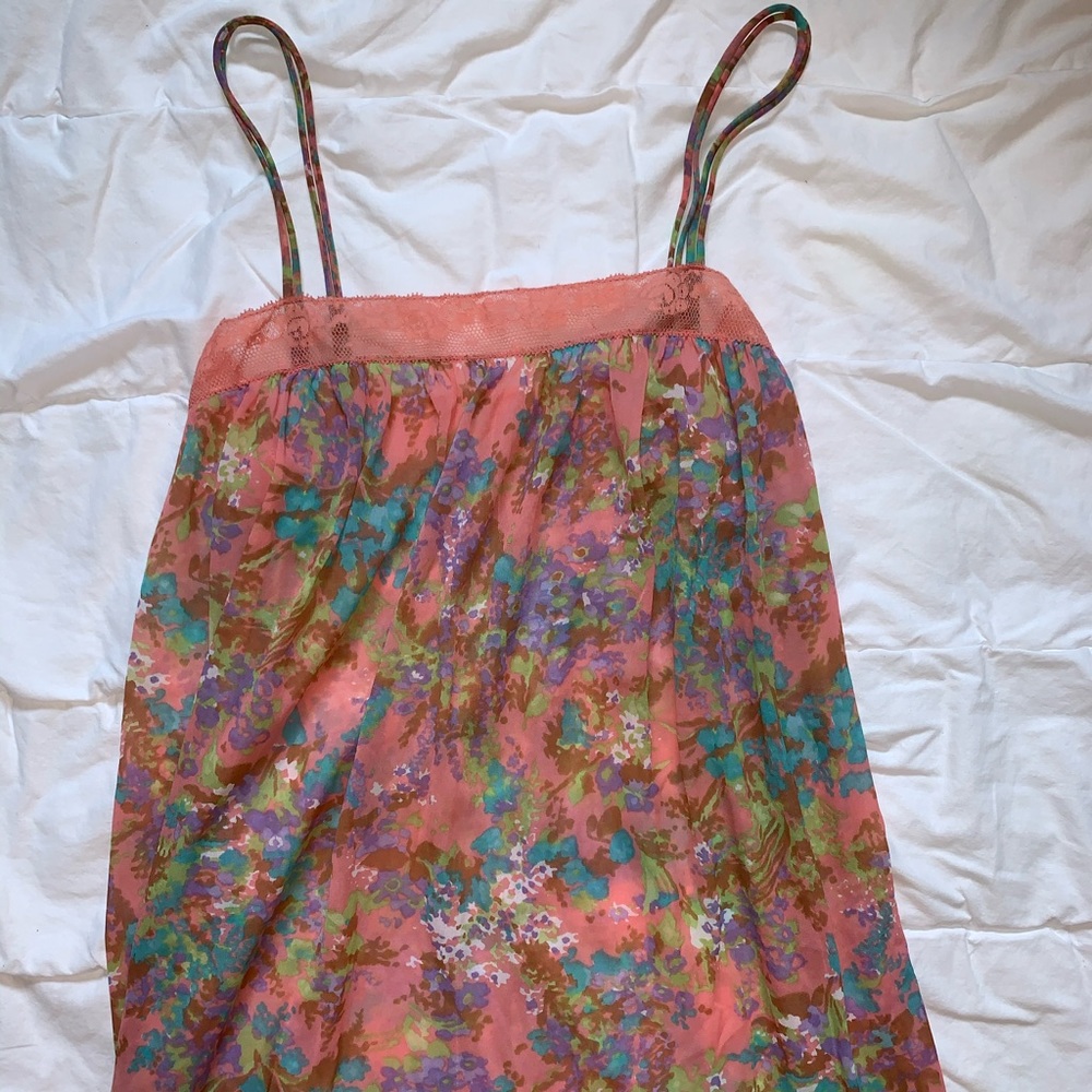 floral slip dress